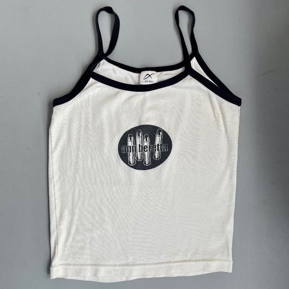 Ann Beretta Tank Top Late 1990s Tour RVA Punk Rock Shirt “XS” prob Youth Medium - Picture 1 of 15